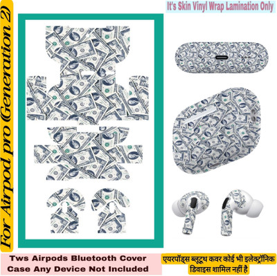Flipkart SmartBuy COMPETABLE FOR AIRPOD PRO(2ND GEN)SKIN_BDOLLAR 10$_MEH389 Mobile Skin(AIRPOD PRO(2ND GEN)(TWS AIRPOD DEVICE NOT INCLUDED)MULTI_COLOUR)