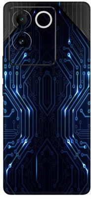 Vcare GadGets Waves Blue Vivo T2 Pro 5G Mobile Skin(Multicolor)