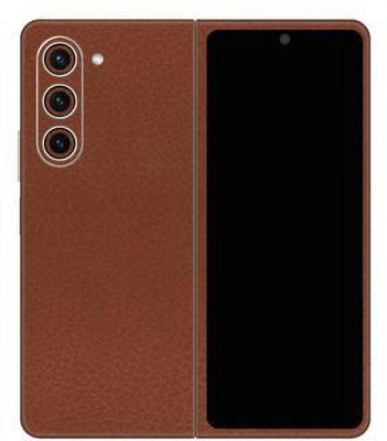 Vcare GadGets Samsung Galaxy Z Fold 5 5G Mobile Skin(Brown)