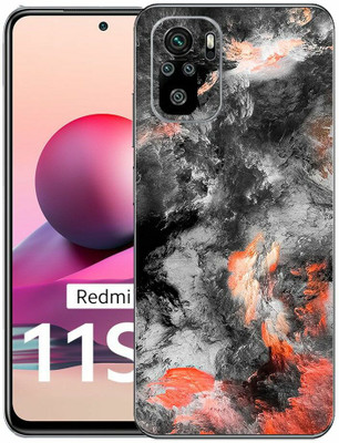 FCS Redmi Note 11SE Printed Back skin Mobile Skin(White Smoke Skin)