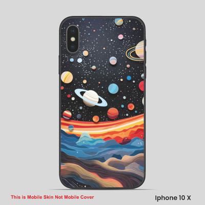 VYBE The Smart Choice iPhone 10X Universal Mobile Skin(Ship Grey, Multi 5)