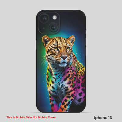 VYBE The Smart Choice iPhone 13 Leopard Embossed Mobile Skin(Brown Sugar 3)