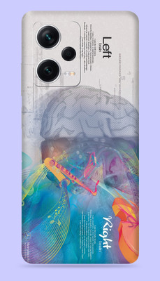 WeCre8 Skin's Xiaomi Redmi Note 12 Pro Plus 5G Mobile Skin(Brain Art Multicolor Mobile Skin)