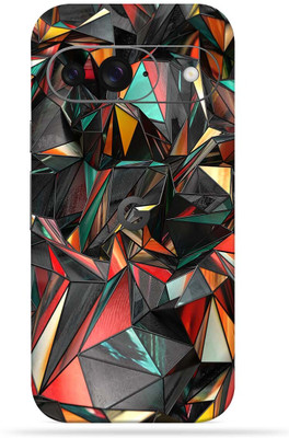 OggyBaba Google Pixel 9 5g Mobile Skin(Polygon Red)