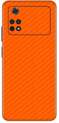 Vcare GadGets Poco M4 Pro Mobile Skin(Orange)