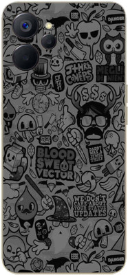 Toppings Back skin sticker for realme 9i 5G_104 Mobile Skin(Multicolor)