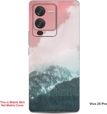 VYBE The Smart Choice Vivo 25 Pro Naturel Mobile Skin(Faded Pink, Cascade 1)