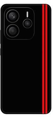 Vcare GadGets Redmi Note 14 (5G) Mobile Skin(Black & Red)