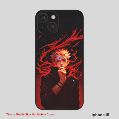 VYBE The Smart Choice iPhone 15 Pro Goku Embossed Mobile Skin(Donkey Whie 18)