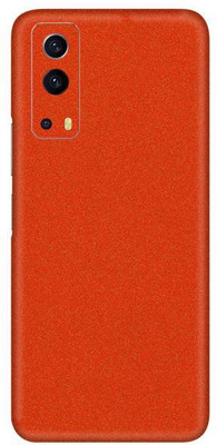 Vcare GadGets Glitter Orange vivo i QOO Z3 5G Mobile Skin(Glitter Orange)