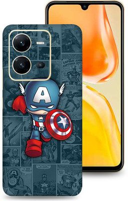 SkinoMania Vivo V25-5G Mobile Skin(Multicolor Captain Art)
