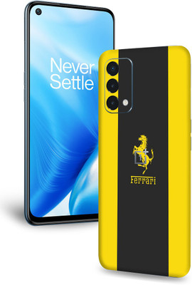 WeCre8 Skin's Oneplus Nord N200 5G Mobile Skin(Ferrari Multicolor Mobile Skin With Cleaning Wipe)
