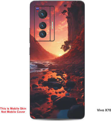 VYBE The Smart Choice Vivo X70 Naturel Mobile Skin(Pale Salmon 12)