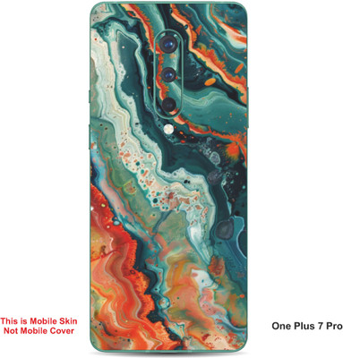 VYBE The Smart Choice One Plus 7 Pro Art Embossed Mobile Skin(Multi Color A1)