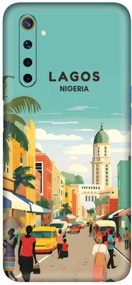 wrap craft REALME 6 Premium Vinyl Mobile Skin(Multicolor)