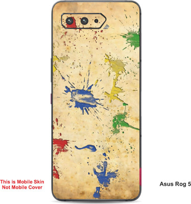 VYBE The Smart Choice Asus Rog 5 Art Embossed Mobile Skin(Sunset 1)