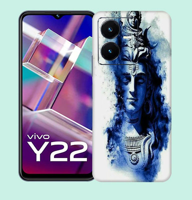 Gizmo Wraps Vivo Y22 Mobile Skin(Multicolor Blue Mahadeva)