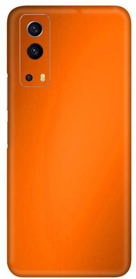 Vcare GadGets Metallic Orange Shining vivo i QOO Z3 5G Mobile Skin(Metallic Orange Shining)