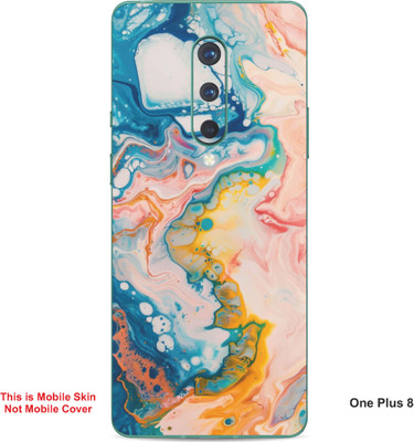 VYBE The Smart Choice One Plus 8 Art Embossed Mobile Skin(Gravel A2)