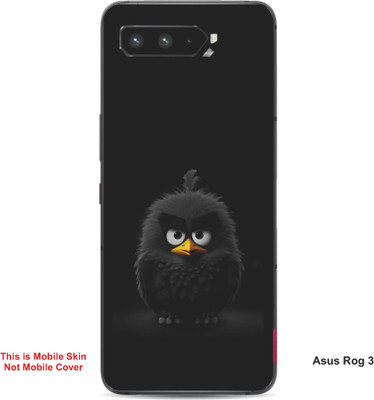 VYBE The Smart Choice Asus Rog 3 Angry Bird Embossed Mobile Skin(Iridium A5)