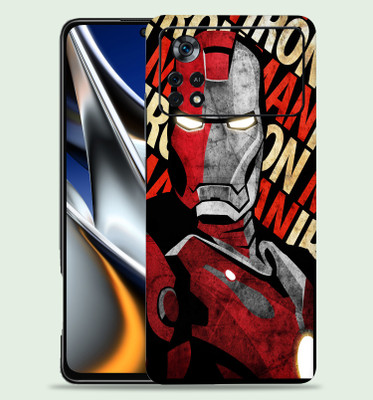 Skinex Poco X4 Pro 5g Mobile Skin(Blue-Aqua With Full Cut)