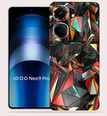 OggyBaba Vivo Iqoo Neo 9 Pro 5g Mobile Skin(Polygon Red)