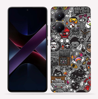 OggyBaba OggyBaba Poco X7 pro 5g Mobile Skin(Zombie-Graffiti)