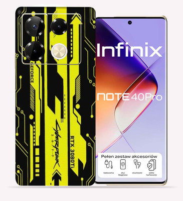 OggyBaba Infinix Note 40 pro 5g Mobile Skin(Cyberpunk Yellow Black)