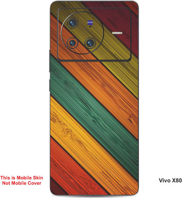 VYBE The Smart Choice Vivo X80 Pattern Embossed Mobile Skin(Tiger Eye 14)
