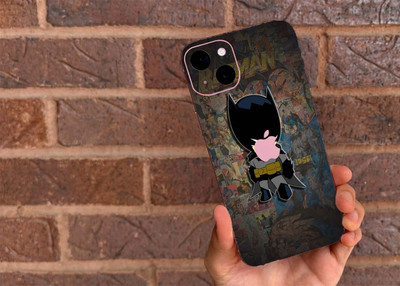 BugguSkin Apple iPhone 15 Plus Mobile Skin(black and brown, Mobile Skin (Back+Side+Camera))