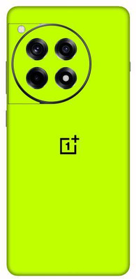 Vcare GadGets Olive Green Electro OnePlus 12 R 5G With Logo Mobile Skin(Olive Green Electro)