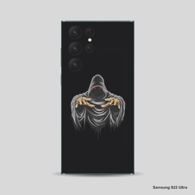 VYBE The Smart Choice Samsung S22 Ultra Horror Mobile Skin Mobile Skin(Black, Grey 29)