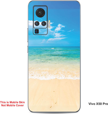 VYBE The Smart Choice Vivo X50 Pro Naturel Mobile Skin(Denim Blue, White 9)