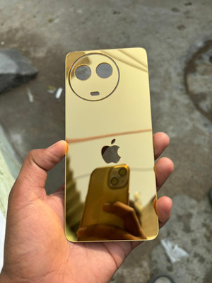 TWUAOP REALME 11 5G MIRROR BACK PANNEL ACRYLIC SHEET Mobile Skin(Gold)