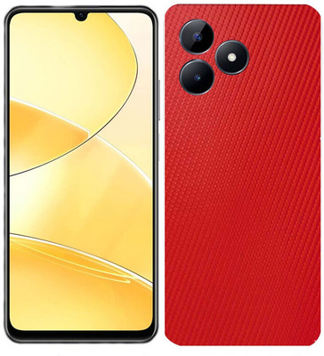 LAMHA Realme C 51 Mobile Skin(Ultra Super Red Skin With HiighQuality Matte Finish.)