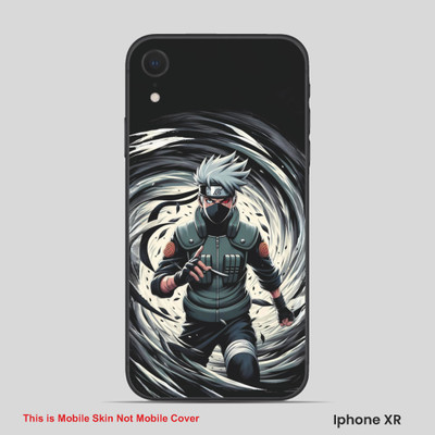 VYBE The Smart Choice iPhone XR Naruto Embossed Mobile Skin(Brick Red 11)
