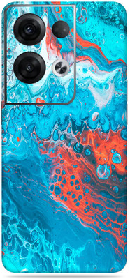 SkinoMania Oppo Reno 8 Pro 5G Mobile Skin(Multicolor Sea)