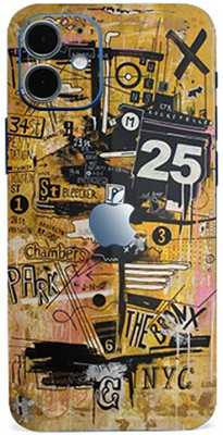 AsSkin iphone 12 Mini Mobile Skin(Multicolor Graffiti Skin With Gloss Matte Finish)