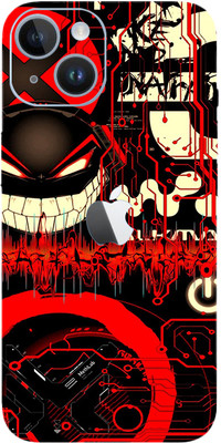 BugguSkin APPLE IPHONE 14 PLUS Mobile Skin(Ultra Super Red Graffiti Skin With High Matte Finish.)