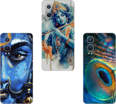 wrap craft ONEPLUS 7 PRO(PACK OF 3)Camera&Back Protector Premium Vinyl Mobile Skin(Multicolor)