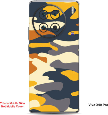 VYBE The Smart Choice Vivo X90 Pro Camouflage Embossed Mobile Skin(Egg White 17)