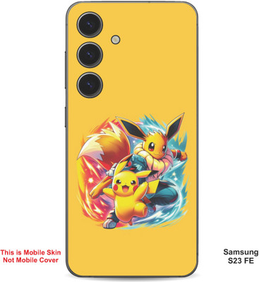 VYBE The Smart Choice Samsung S23 FE Pokemon Embossed Mobile Skin(Sandstorm 10)