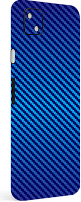 BUGGU Google Pixel 4a Mobile Skin(Ultra Super Blue Carbon Fiber Skin With High Matte Finish.)