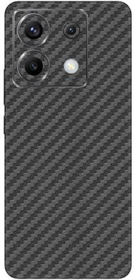 Vcare GadGets Fiber Carbon Gun Metal Poco X6 5G Mobile Skin(Metal)