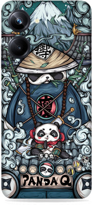 SkinoMania Realme 10 pro (5G) Mobile Skin(Multicolor Ninja-Panda)