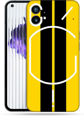 SkinoMania Nothing-Phone(1) Mobile Skin(Multicolor Yellow & Black Strips)