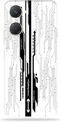 WeCre8 Skin's WeCre8 Skin's Vivo_T3---Lite_5G_ Mobile Skin(White CyberPunk)