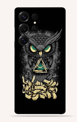 OggyBaba OggyBaba Samsung Galaxy S25 ultra Mobile Skin(Black- Angry -Owl)