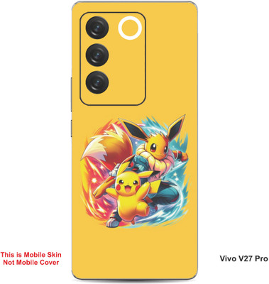 VYBE The Smart Choice Vivo V27 Pro Pokemon Embossed Mobile Skin(Sandstorm B5)