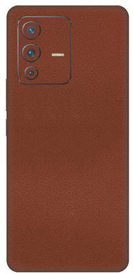 Vcare GadGets Leather Brown vivo V23 Pro 5G Mobile Skin(Leather Brown)